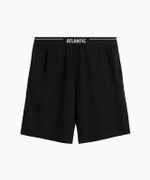 Мужские шорты пижамные Atlantic, 1 шт. в уп., хлопок, черные, NMB-046
