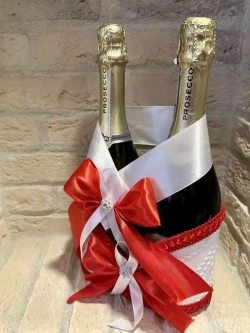 Украшение на шампанское