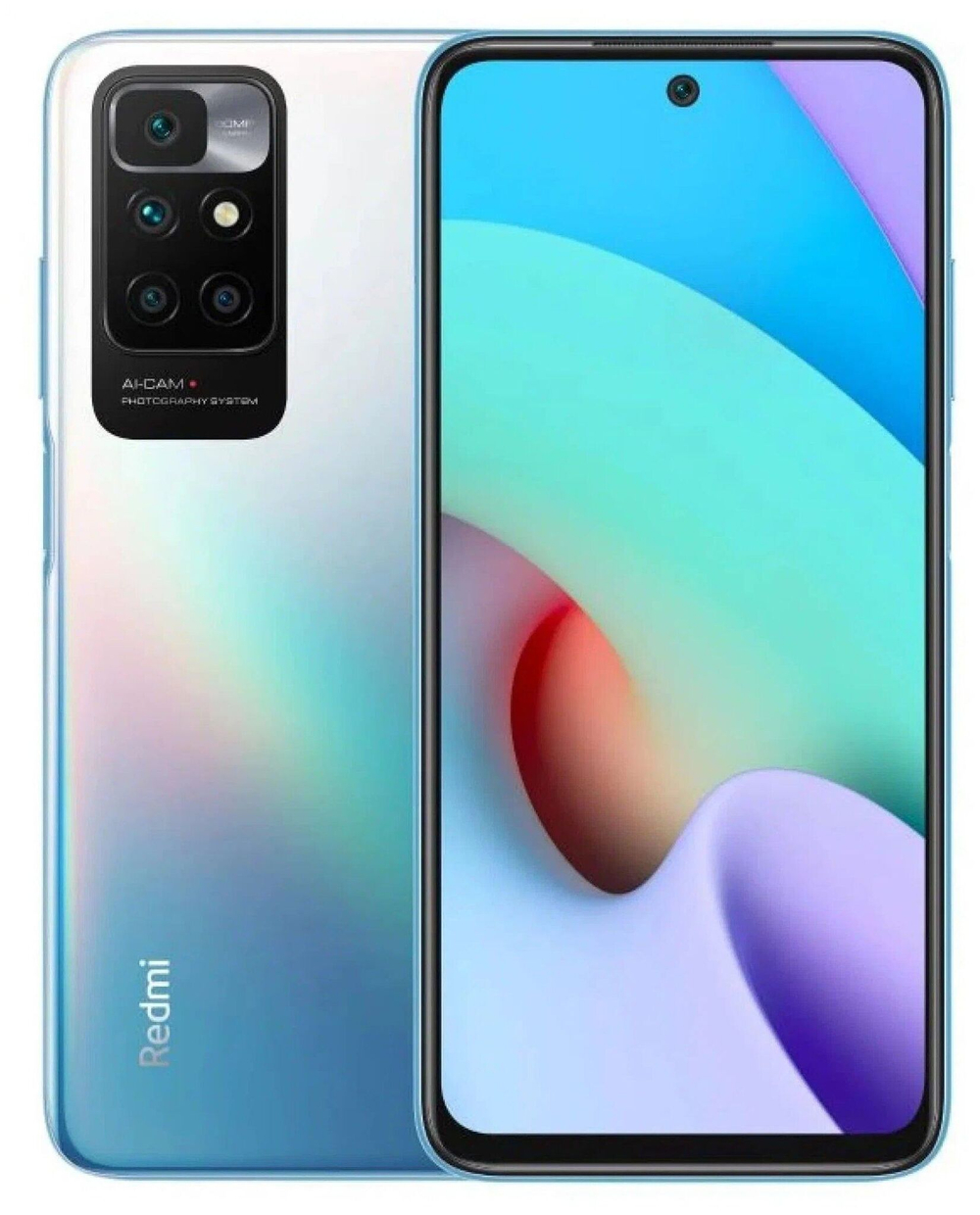 Смартфон Xiaomi Redmi 10 2022 6/128 ГБ Global, Dual nano SIM, серый карбон
