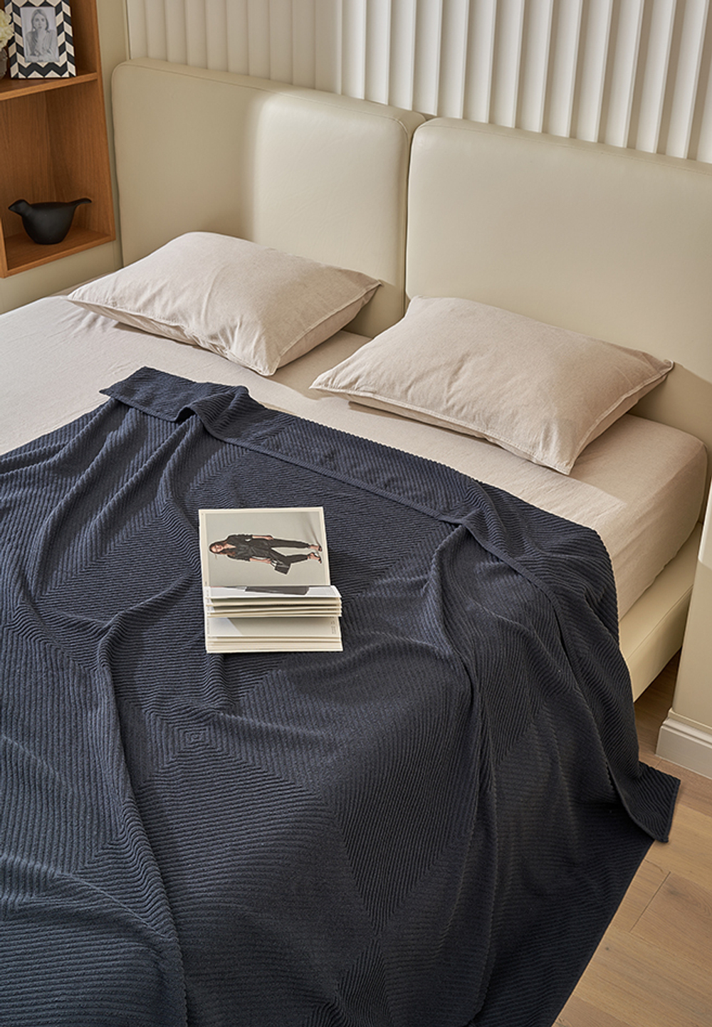 Простыня для укрывания 150x190 Luxberry Fitness иссиня-черная