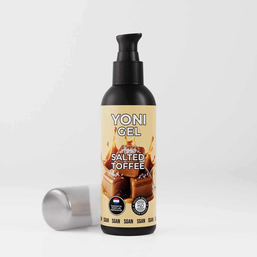 SGAN YONI GEL - Оральный лубрикант со вкусом соленой карамели, 100 мл
