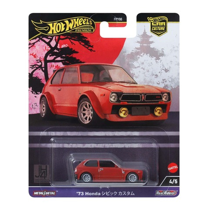 Hot Wheels | Premium | Car Culture | Japan Historics 4: '73 Honda Civic Custom (2024)