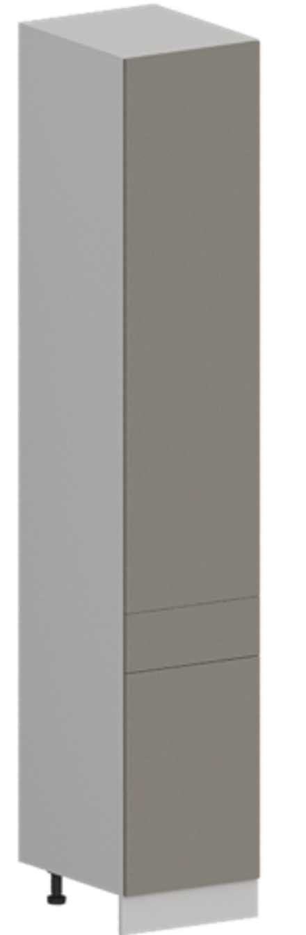 Кухня Модуль ШП1Я 400 Ликата / Теплый серый