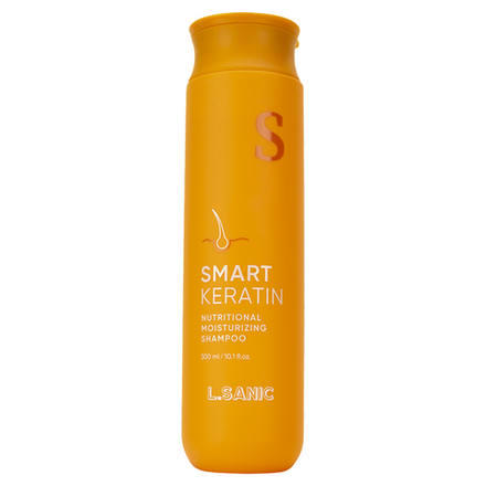L.Sanic Шампунь питательный восстанавливающий с кератином Smart Keratin Nutritional Moisturizing Shampoo 300 мл