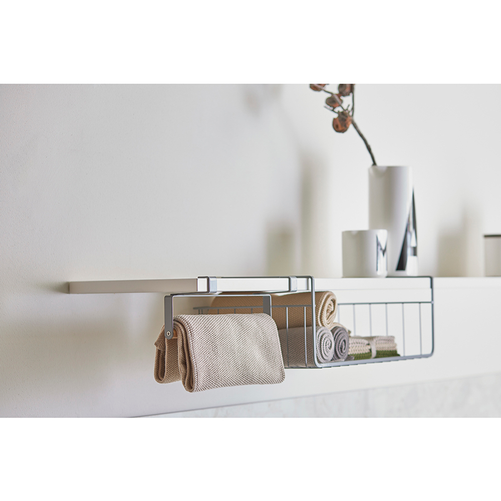 Корзина для хранения подвесная granli, 38,8х24,5х15 см, серая