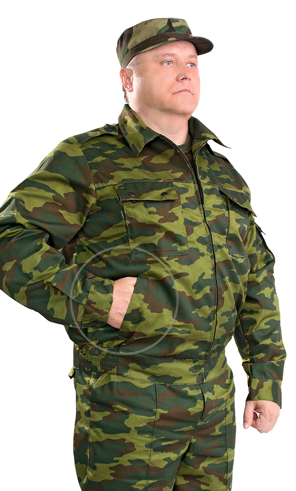 Костюм Страж тк.смесовая цв.Флора