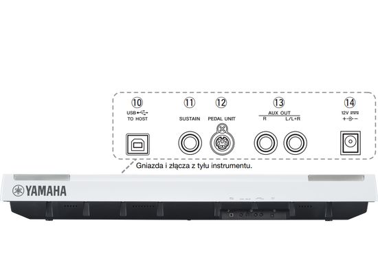 Цифровое пианино YAMAHA P-125 WH
