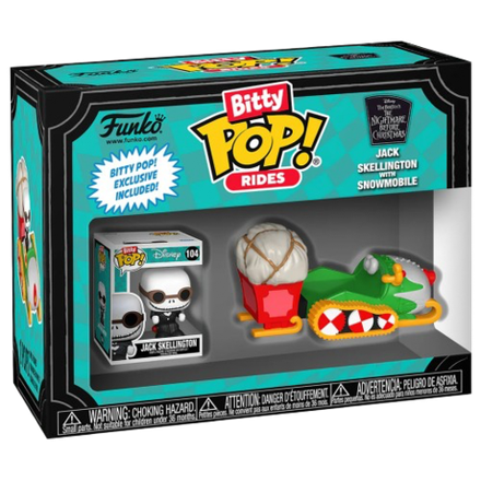 Фигурка Funko Bitty POP! Rides TNBC Jack Skellington w/Snowmobile