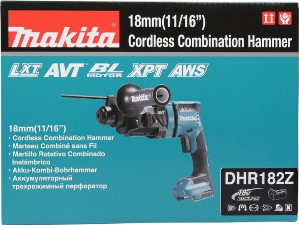 Перфоратор аккумуляторный MAKITA DHR182Z без АКБ и ЗУ