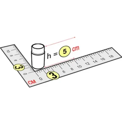 Элемент цилиндрический 3x3x5 см для конструктора 5"