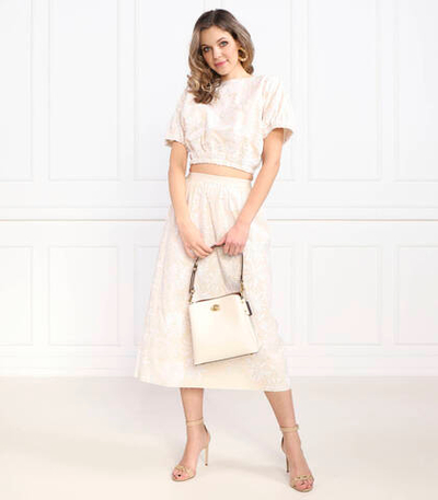 юбка Liviana Conti - бежевый(F3SK94)