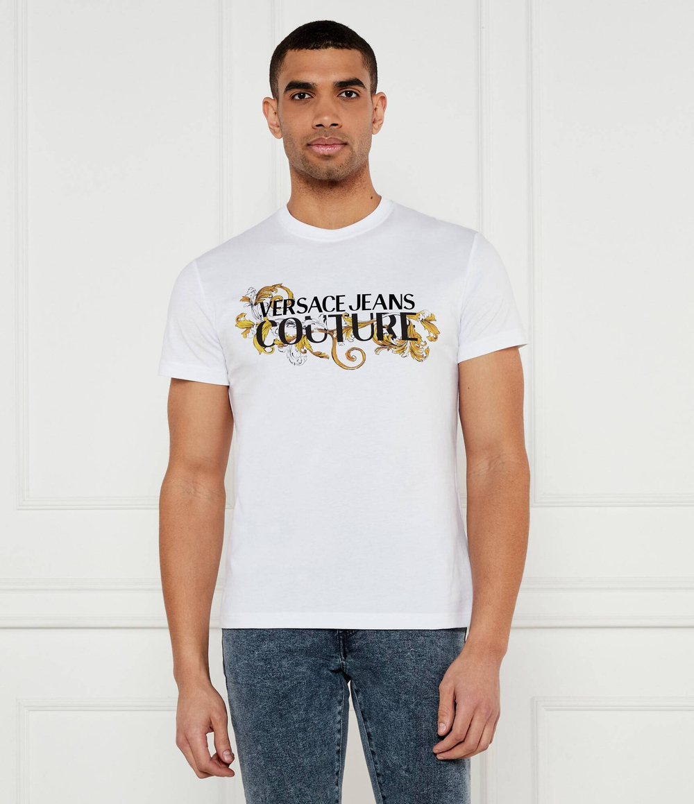 Футболка Versace Jeans Couture - белый(78GAHC05CJ01C)