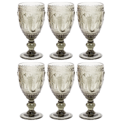 Набор бокалов 6шт 300мл Объект мечты Светский прием Рубби дымчатый серый кварц OM-21091722