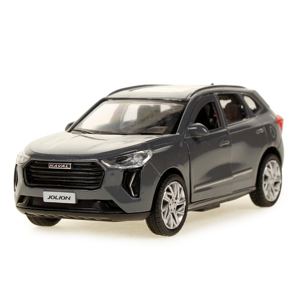 Модель ин. мет. "Haval Jolion" 12см, двери, багаж, темно-серый, коробка JOLION-12-GY (72) (Технопарк)