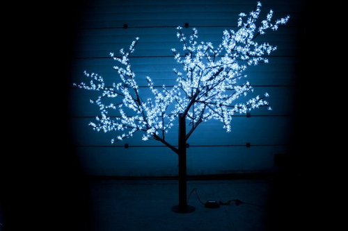 CBL-2.5-1728 LED вишня H:2,5m D2,0 м., белое