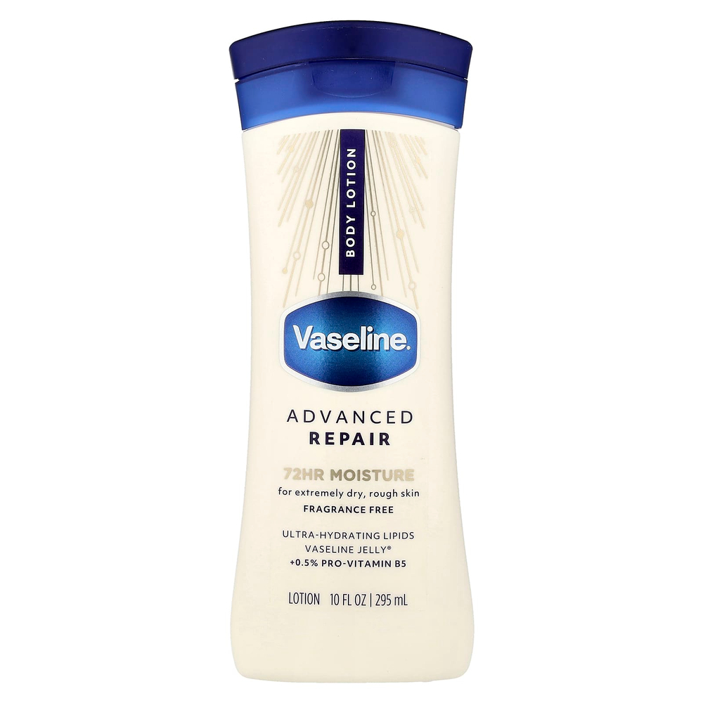 Vaseline, улучшенная формула для восстановления тела, без отдушки, 295 мл (10 жидк. унций)
