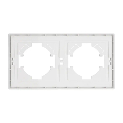 Рамка пластиковая FRM-TENDO-SFPL-2-WH (Arlight, -) 054649