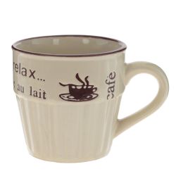 GAEM Кружка (кратность 6 шт), 400 мл, L13 W9,5 H9 см, 5в., (сорт 1,2)