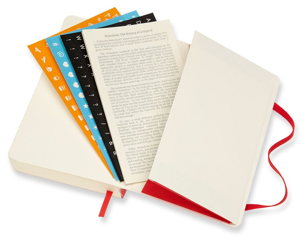 Ежедневник Moleskine Classic Soft Daily Pocket 90x140 красный (DSF212DC2)