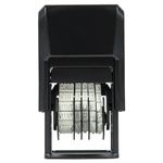 Датер-мини месяц цифрами, для банка, оттиск 20х3,8 мм, синий, TRODAT 4810 BANK, корпус черный