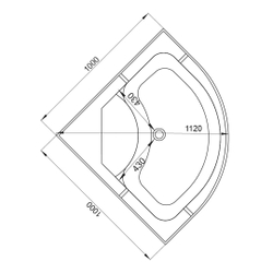 Душевая кабина AvaCan (АваКан) L910 с электрикой