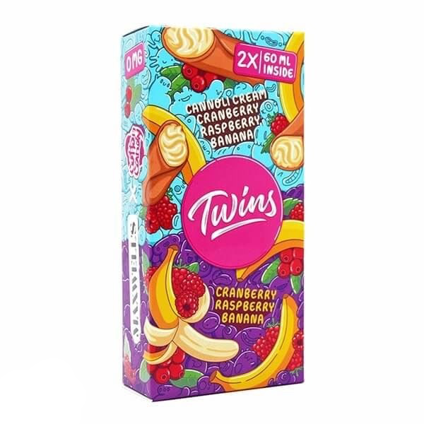 Купить Twins - N1 Cannoli-Cranberry, raspberry, banana (2*60мл)