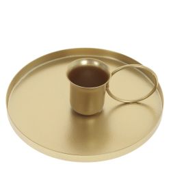 GAEM Подсвечник, L10 W10 H3,5 см