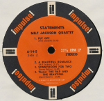 Milt Jackson - Statements - US OG Impulse Stereo