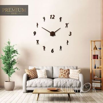 Настенные 3D часы Fitness