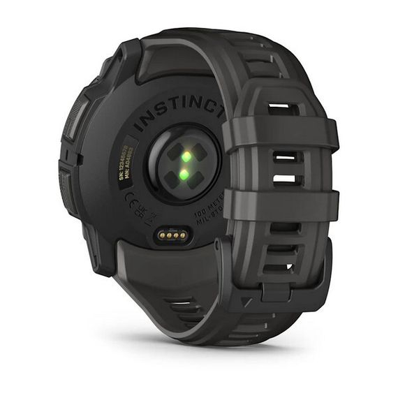 Умные часы Garmin Instinct 3 Amoled 50 mm Black with Charcoal Band (010-03020-00)
