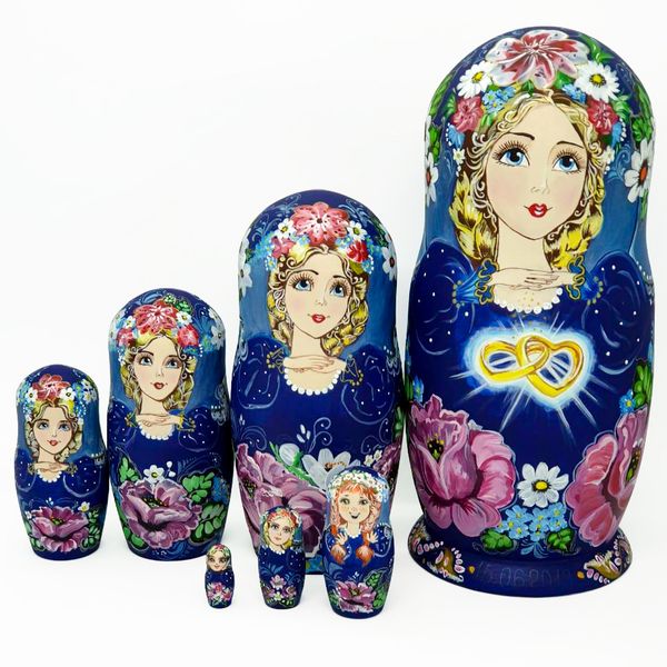 Основные народные стили росписи русских матрешек