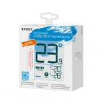 Цифровой оконный термометр RST на липучке, белый (RST01291)