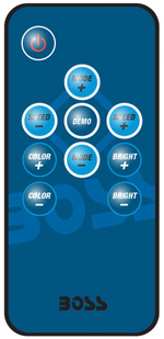 Корпусная акустика 600W 6" x 9" с RGB подсветкой, 1 колонка