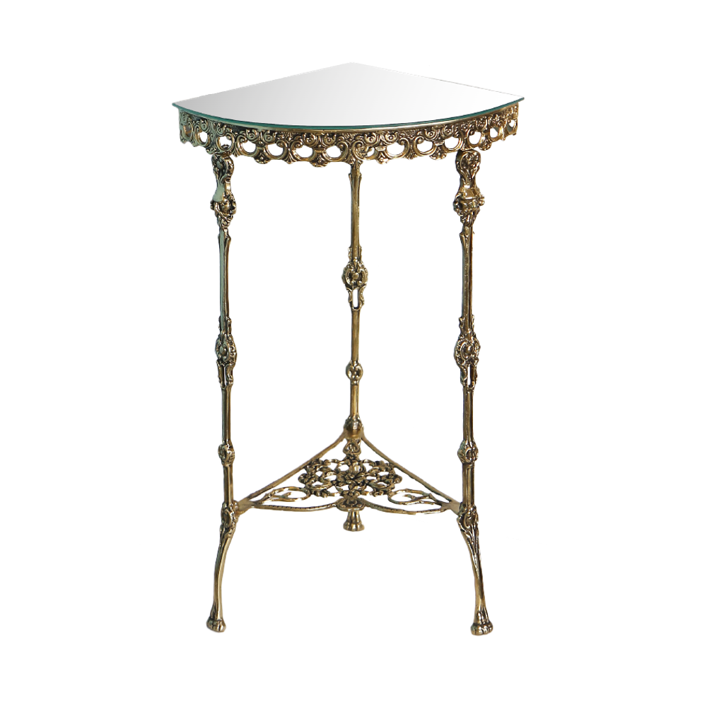 Bello De Bronze Столик угловой с зеркальной поверхностью