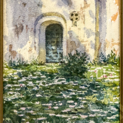 Беляев Д. Ю. «Летнее кружево». Акварель. Великий Новгород, 2023 г.
