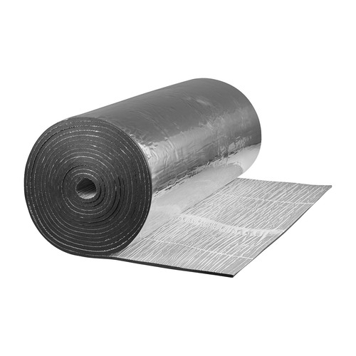 Рулон из вспененного каучука K-FLEX ST AD с покрытием ALU Тмакс=110°C черный самоклеящийся