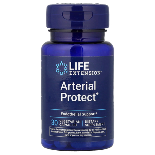 Life Extension, защита артерий, 30 вегетарианских капсул