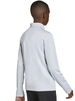 Кофта для мальчика теннисная Adidas Kids Entrada 26 Training - team light grey/white