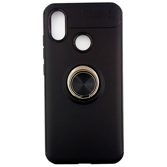 Чехол AUTO FOCUS (с держателем кольцом) для Xiaomi Mi8 (Black)