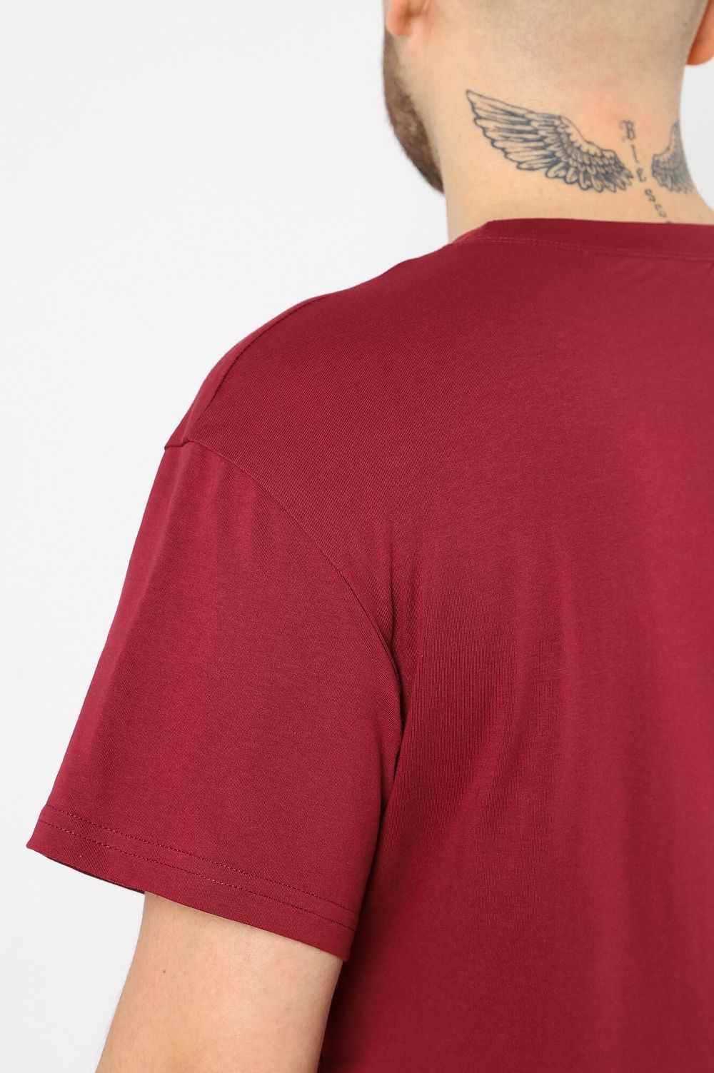 Фуфайка (футболка) мужская Герой-2 Виотекс БОРДОВЫЙ