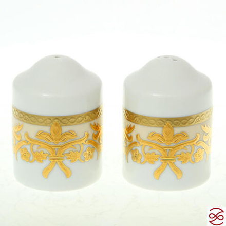 Солонка/Перечница Falkenporzellan Natalia creme gold