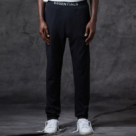 Штаны Fear of God Essentials FW20 Black Logo, FOG-FW20-183