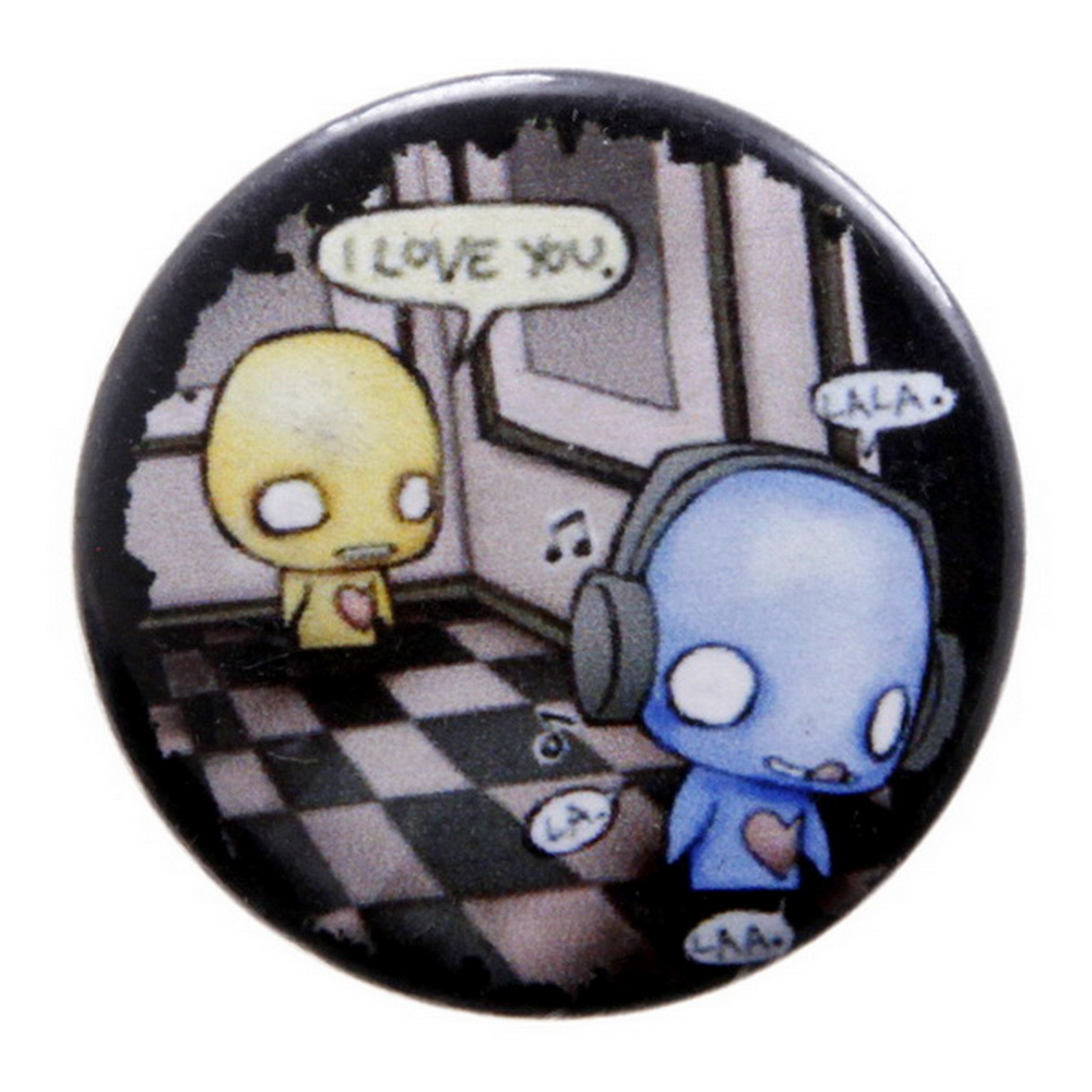 Значок Комикс Pon and Zi ( i love you...la la la.. )