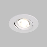 DK3020-WH Встраиваемый светильник, IP 20, 10 Вт, GU5.3, LED, белый, пластик