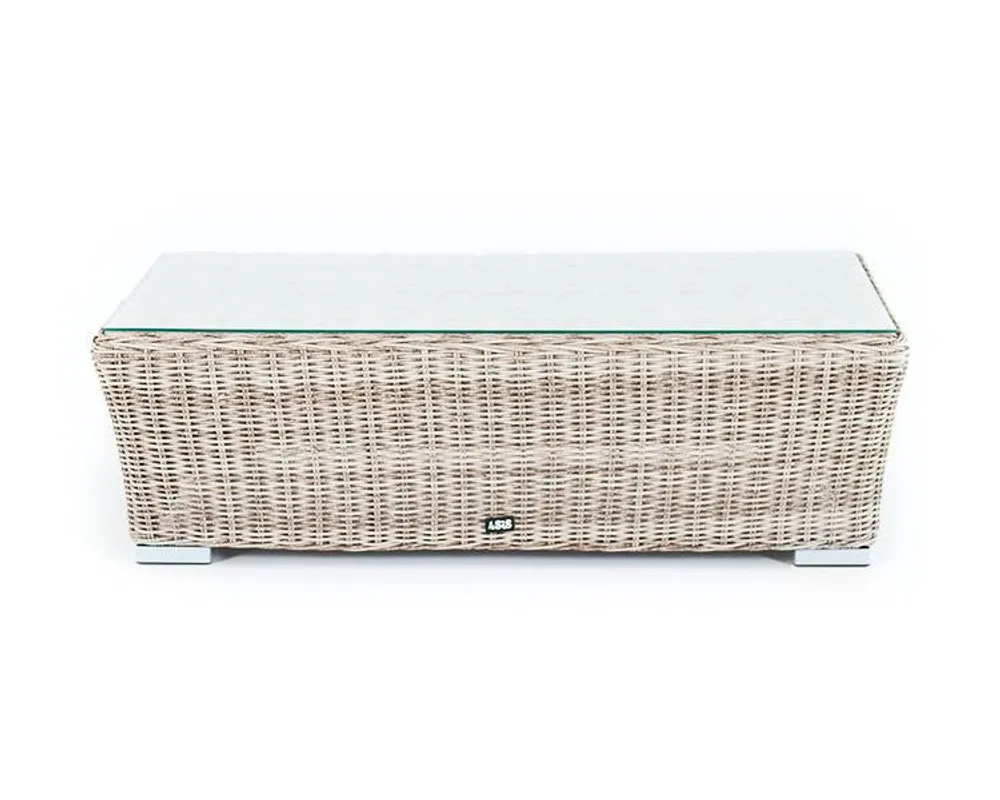 "Капучино" журнальный столик из искусственного ротанга, цвет бежевый