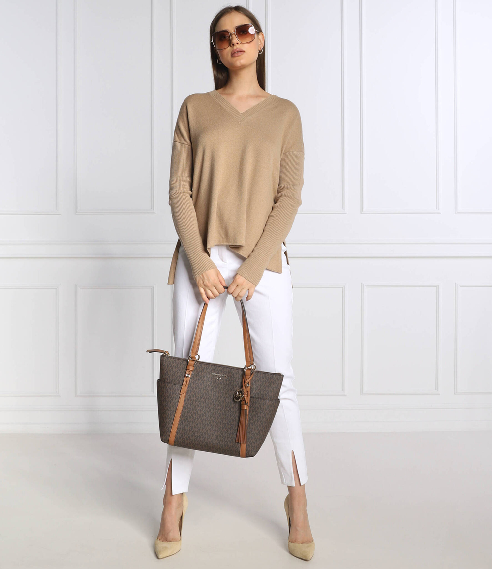 сумка-шопер sullivan Michael Kors - коричневый(30T0GNXT2B)