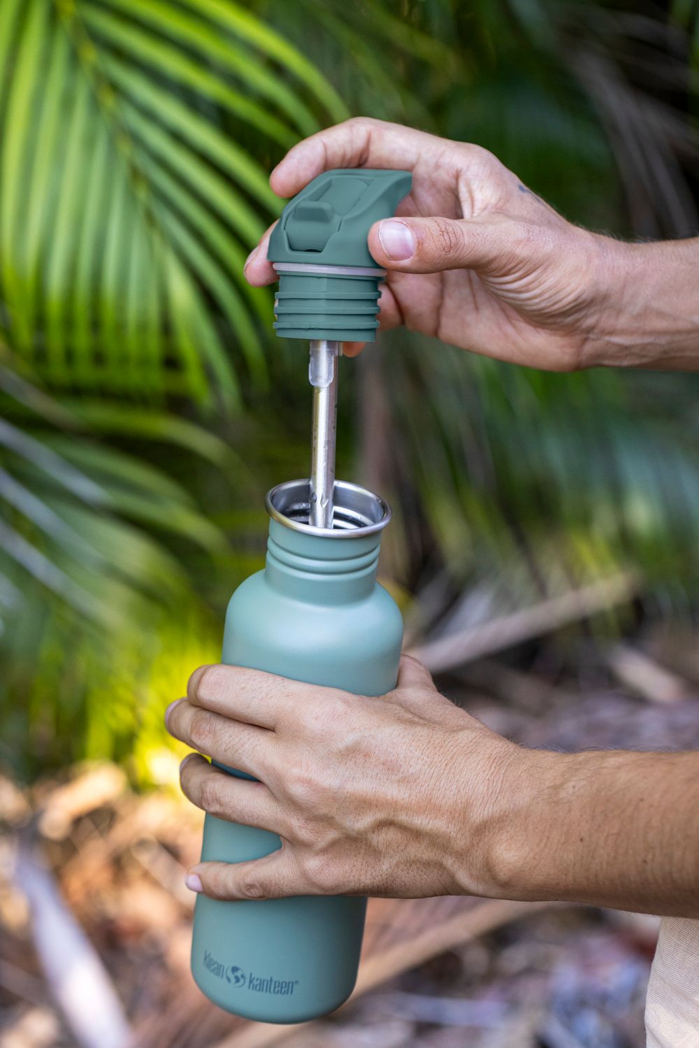 Бутылка Klean Kanteen Classic Narrow Flip Sport 18oz (532 мл) Sea Spray