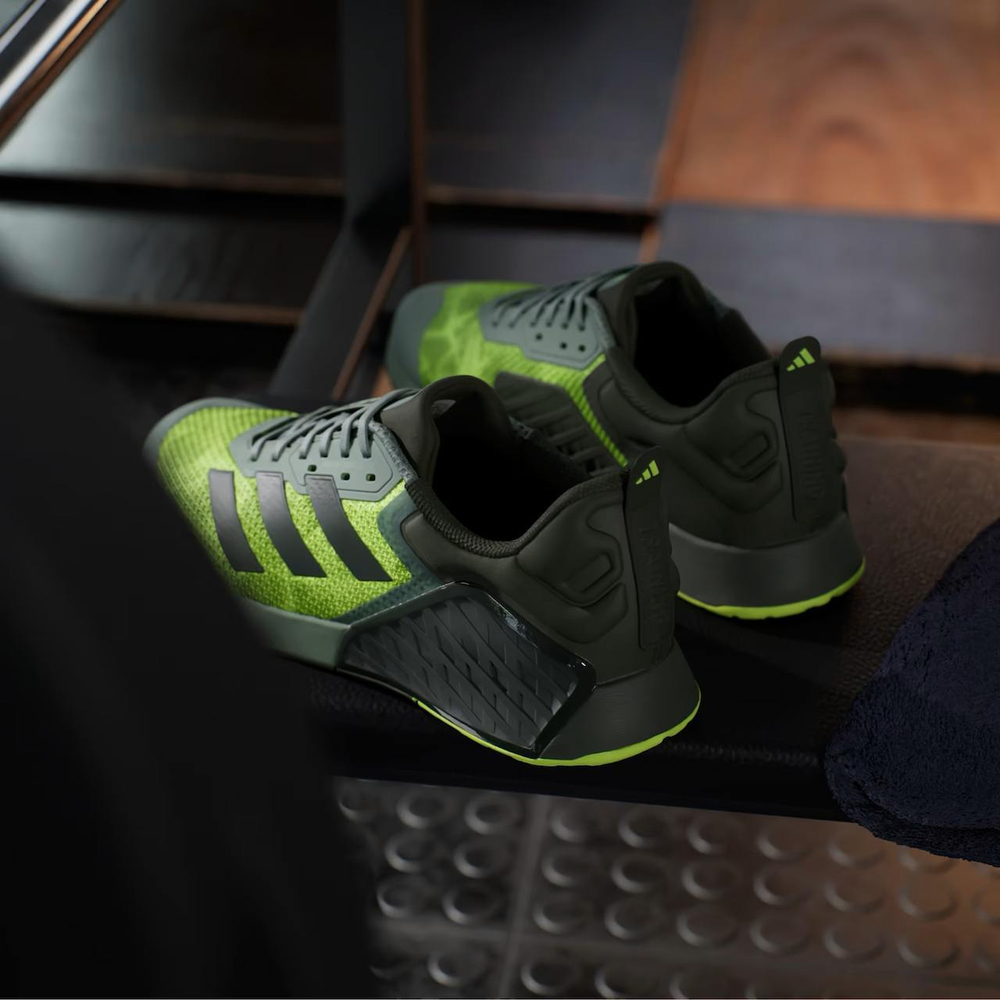 Кроссовки Adidas Dropset 3 (Салатовые-Камо)