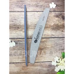 SofiaNails Пилка зебра лодка Япония, 150/150гр