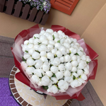 Букет из пионов «101 Пион Дюшес»